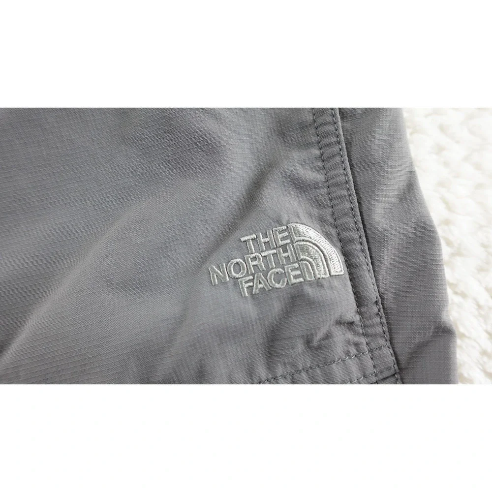 The North Face Mens Gray Convertible Hiking Pants Zip Off Cargo Trousers Size 12